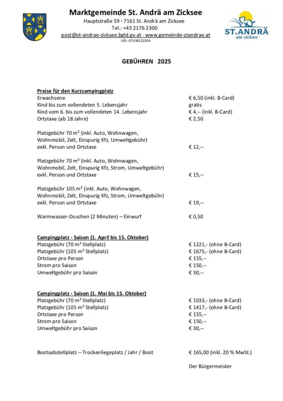 Zicksee Camping